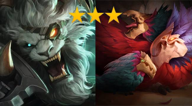 ĐTCL 18.4b: Thử ngay bài reroll Rengar Chim Mẹ – bài 3 vàng chiếm lĩnh meta