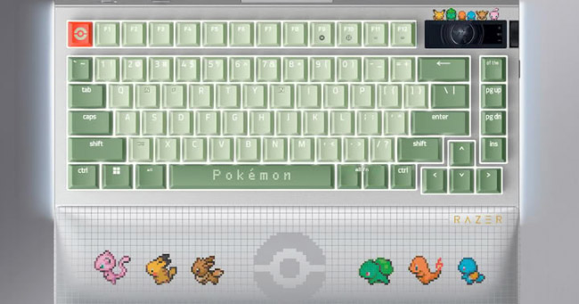 Razer ra mắt bộ gaming gear Pokémon phong cách pixel art, đánh thức ký ức của game thủ