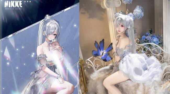 Cosplay NIKKE Cinderella: Crystal Princess đẹp tựa nàng công chúa bước ra từ truyện cổ tích