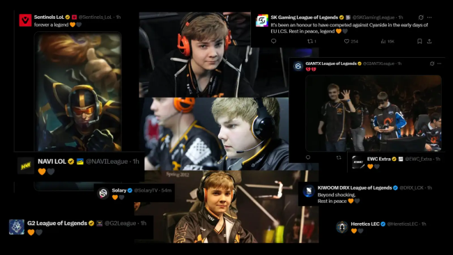LMHT: Cộng đồng bàng hoàng khi nghe tin huyền thoại Fnatic Cyanide đã qua đời